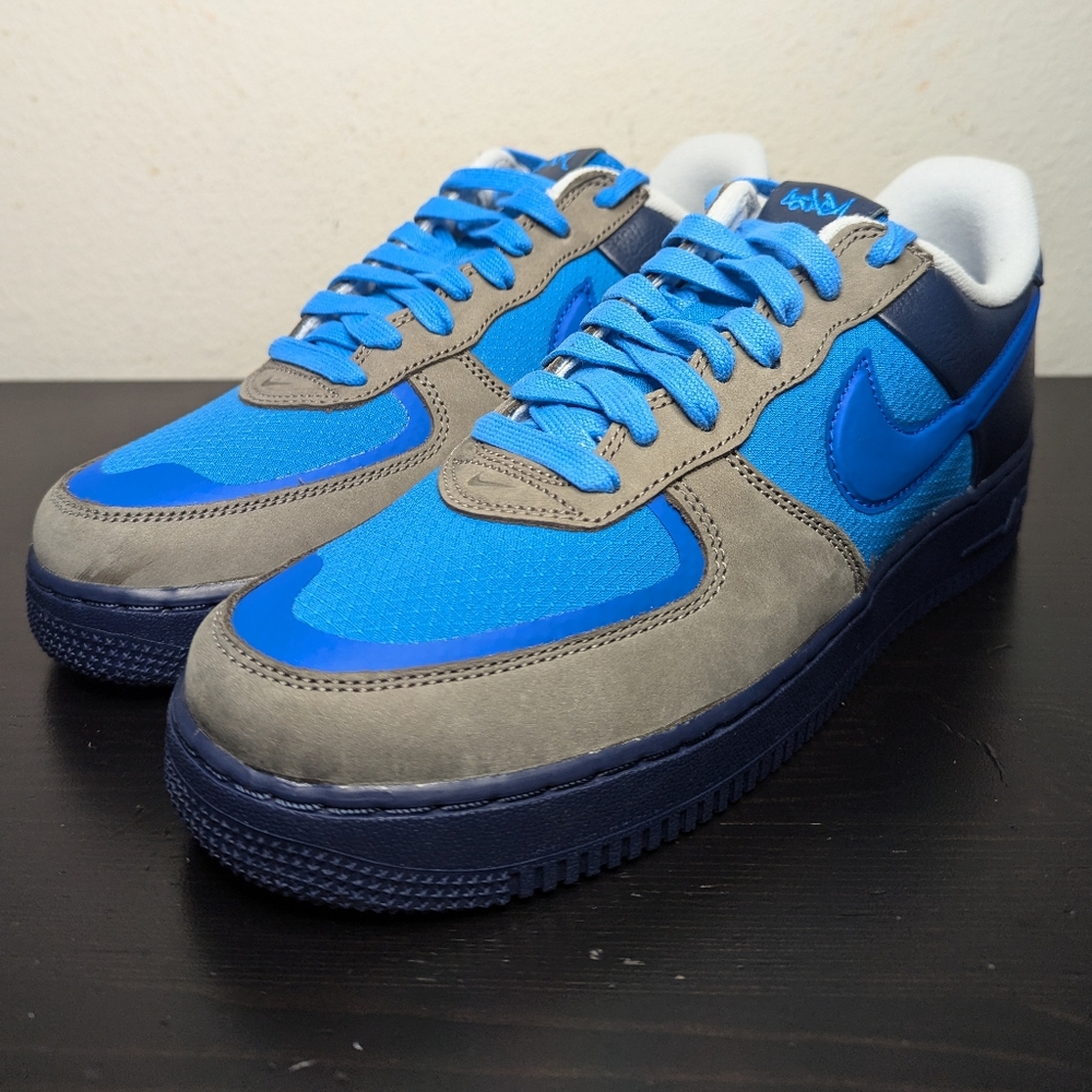 Nike Men's Size 8 Stash x Air Force 1 SP 2024 Low Blue HF5516-001 Women's 9.5